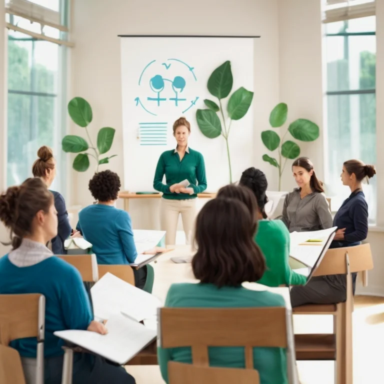 Group meditation session at Lurevian workshop